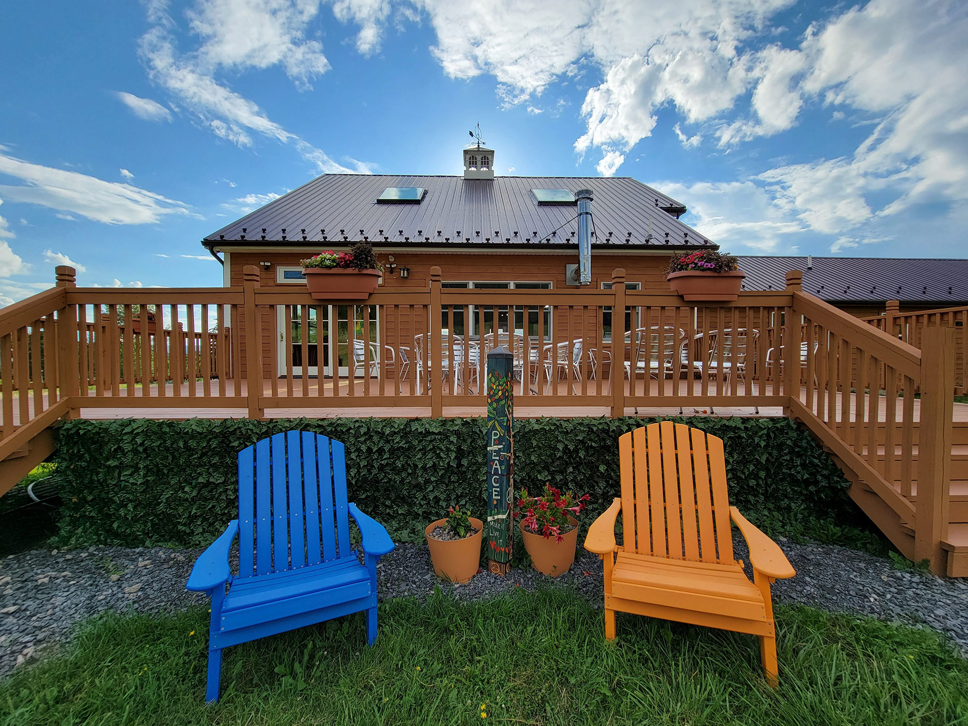 Silver Springs Winery - Back Porch and Chairs